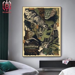 The Bridge Of Frankenstein Starring Boris Karloff By Universal Picture Home Decor Poster Canvas