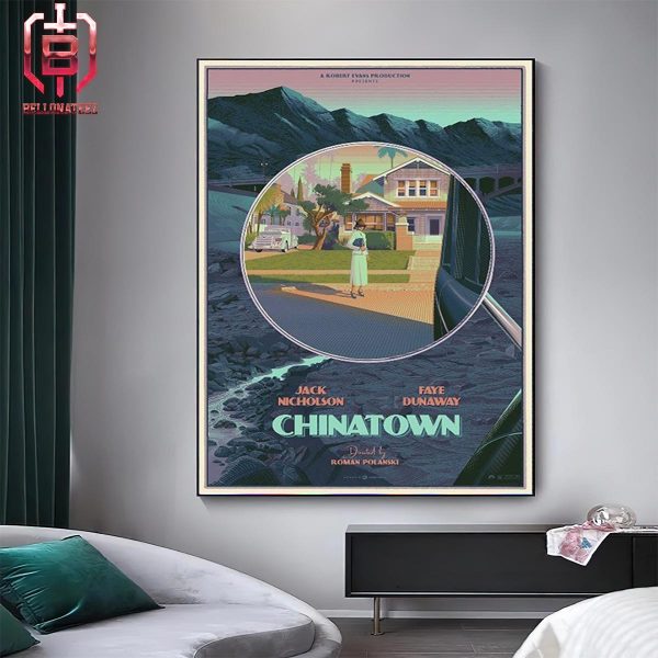 The Parallax Poster Chinatown Jack Nicholson And Faye Dunaway Home Decor Poster Canvas