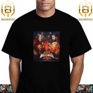 The Rock And Roman Reigns Vs Cody Rhodes And Seth Rollins For WWE WrestleMania XL Unisex T-Shirt