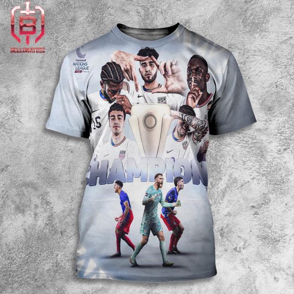 The USMNT Is The 2023-24 Concacaf Nations League Champion All Over Print Shirt