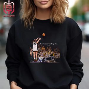 This Was Never A Long Shot Nike Celebrates Caitlin Clark Becoming The NCAA All-Time Leading Scorer Unisex T-Shirt