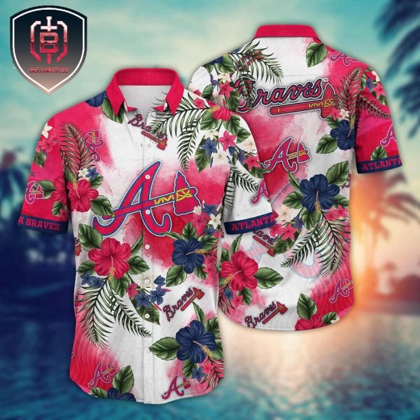 Trending Atlanta Braves MLB Flower Floral For Men And Women Tropical Summer Hawaiian Shirt