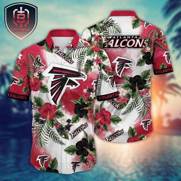 Trending Atlanta Falcons NFL Flower Floral For Men And Women Tropical Summer Hawaiian Shirt