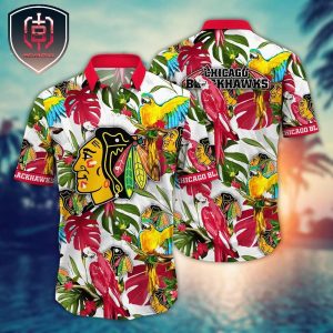 Trending Chicago Blackhawks NHL Floral Flower For Men And Women Tropical Summer Hawaiian Shirt