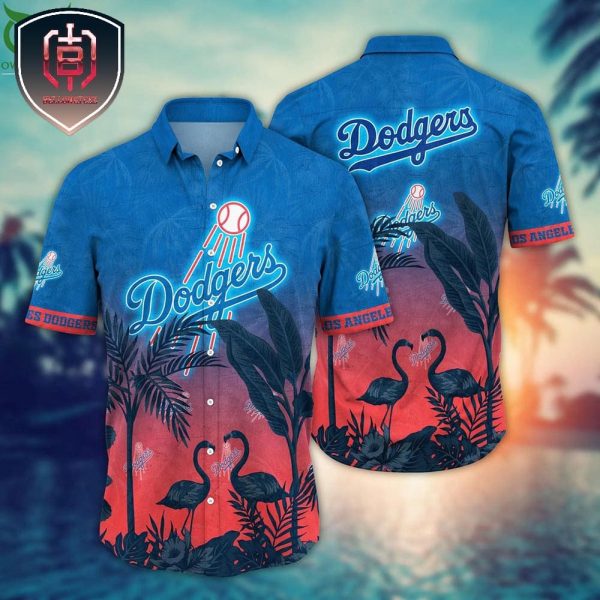 Trending MLB Los Angeles Dodgers Flower For Men And Women Tropical Summer Hawaiian Shirt