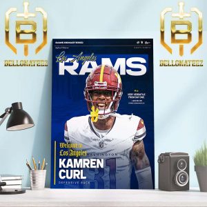Welcome Defensive Back Kam Curl to Los Angeles Rams Home Decor Poster Canvas