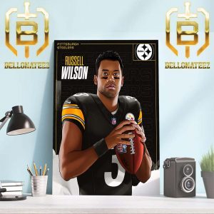Welcome Russell Wilson To Pittsburgh Steelers Home Decor Poster Canvas