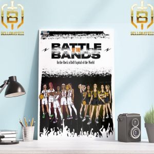 2024 NCAA March Madness Final The Biggest Battle Of The Bands In The Rock n Roll Capital Of The World Home Decor Poster Canvas