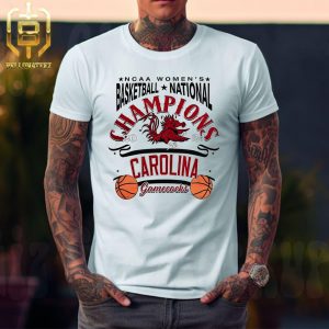 2024 NCAA South Carolina Gamecocks Womens Basketball National Champions Red Logo Unisex T-Shirt