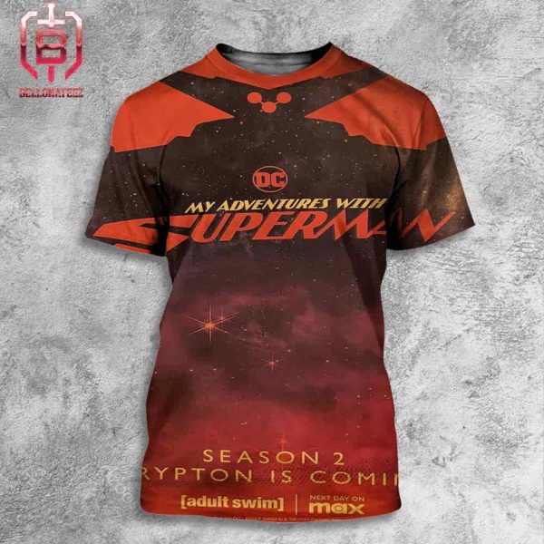 A New Poster Teases Krypton Is Coming In Season 2 Of My Adventures With Superman All Over Print Shirt