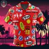 Akira Kaneda Jacket Beach Wear Aloha Style For Men And Women Button Up Hawaiian Shirt