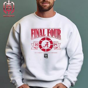 Alabama Crimson Tide Final Four 2024 NCAA Men’s Basketball Championship March Madness Unisex T-Shirt