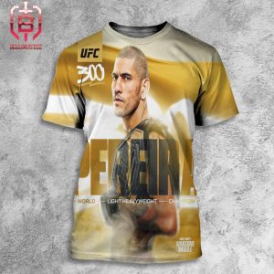 Alex Pereira Defeats Jamahal Hill By TKO To Retain The LHW Belt At Brazil UFC 300 All Over Print Shirt