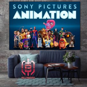 All Favorites Characters From Sony Pictures Animation Films Home Decor Poster Canvas