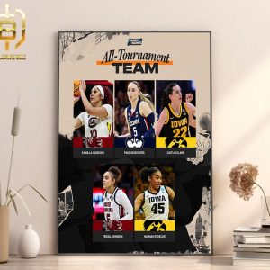 All Tournament Team National Championship March Madness Womens Basketball Home Decor Poster Canvas