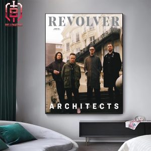 Architects On The Revolver Spring 2024 Lastest Cover Isssue 167 Home Decor Poster Canvas