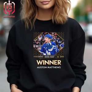 Auston Matthews Takes Home His Third Maurice Rocket Richard Trophy In The Last Four Years Unisex T-Shirt
