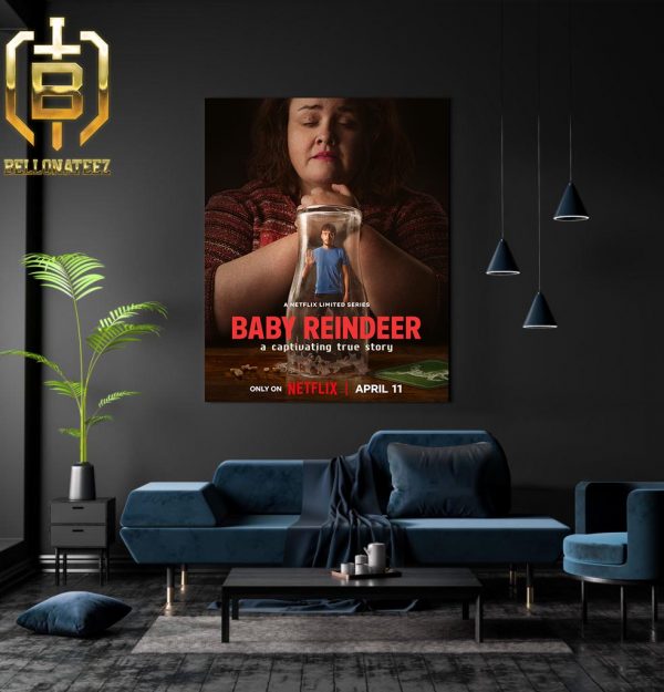 Baby Reindeer A Captivating True Story A Netflix Limited Series Only On Netflix April 11th Home Decor Poster Canvas