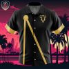 Black Ranger Mighty Morphin Power Rangers Beach Wear Aloha Style For Men And Women Button Up Hawaiian Shirt