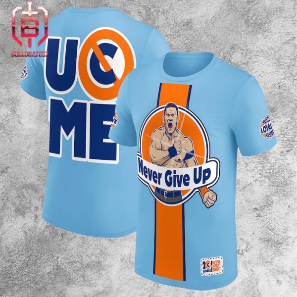 Blue Orange John Cena Birthday Never Give Up Hustle Loyal Respect Merchandise Limited Unisex T-Shirt