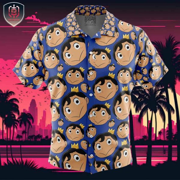 Bojji Ousama Ranking Beach Wear Aloha Style For Men And Women Button Up Hawaiian Shirt