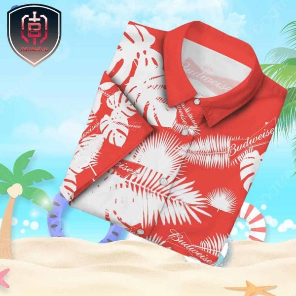 Budweiser Beach Shirt Men And Women Gift Hawaiian Shirt