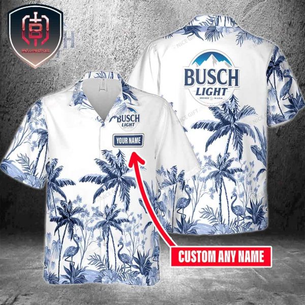 Busch Light Custom Hawaiian Shirt with Best Gift For Family Summer Vacation Name
