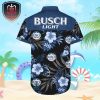 Busch Light Sea Island Pattern Trendy Hawaiian Shirt