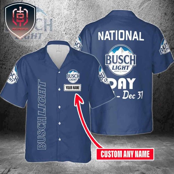 Busch Light Year Round Best Gift For Family Summer Vacation Hawaiian Shirt