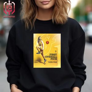Caitlin Clark Iowa Hawkeyes Is First Overall Pick To WNBA By Idiana Fever Unisex T-Shirt