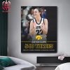 Caitlin Clark With 41 Pts And The Iowa Hawkeyes Beat Elsu And Fly Into The Final Four Home Decor Poster Canvas