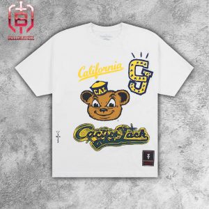 California Bears Cactus Jack Travis Scott Collab With Fanatics Mitchell And Ness Jack Goes Back Collection T-Shirt
