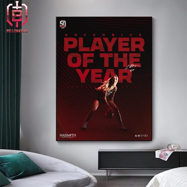 Cameron Brink Stanford Cardinals Is The 2024 Defensive Player Of The Year Naismith Trophy Winner Home Decor Poster Canvas