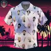 Chibi Hunter x Hunter Characters Pattern Beach Wear Aloha Style For Men And Women Button Up Hawaiian Shirt