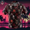 Chibi Sith Pattern Star Wars Pattern Beach Wear Aloha Style For Men And Women Button Up Hawaiian Shirt