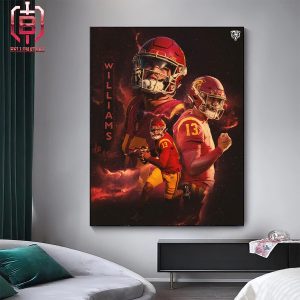 Chicago Bears Pick Caleb Williams With Pick 1 Round 1 NFL Playoffs 2024 Home Decor Poster Canvas