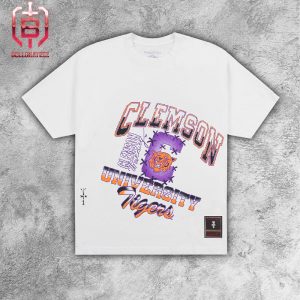 Clemson Tigers Cactus Jack Travis Scott Collab With Fanatics Mitchell And Ness Jack Goes Back Collection T-Shirt