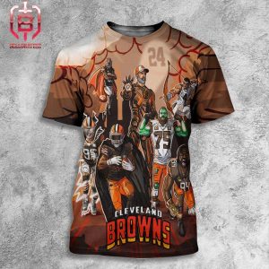 Cleveland Browns Poster For National Super Hero Day April 28th All Over Print Shirt