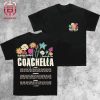 Coachella 2024 Festival Music Desert Elements Line Up Two Sides Unisex T-Shirt