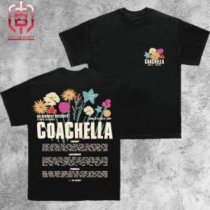 Coachella SuperBloom 2024 Festival Music Line Up Two Sides Unisex T-Shirt