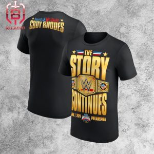 Cody Rhodes WrestleMania 40 Champion The Story Continues Two Sides Unisex T-Shirt
