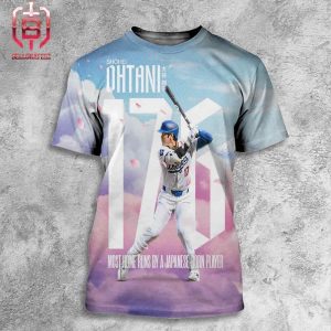 Congratulations Shohei Ohtani On Hitting More Home Runs Than Any Other Japanese-Born MLB Player All Over Print Shirt