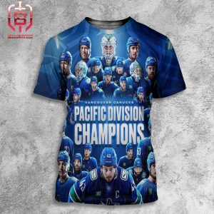 Congratulations Vancouver Canucks Is 2024 NHL Pacific Division Champions All Over Print Shirt