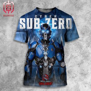 Cyber Sub-Zero Freezes Any Foes That Stand In His Way Mortal Kombat Onslaught All Over Print Shirt