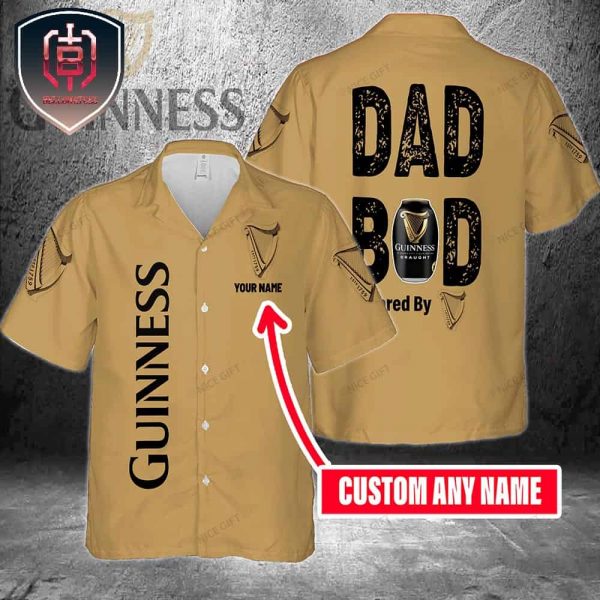 Dad Bod Powered By Guinness For Men And Women Hawaiian Shirt