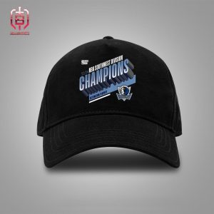 Dallas Marvericks With 23-24 Southwest Division Champions Destination NBA Playoffs Locker Room Snapback Classic Hat Cap
