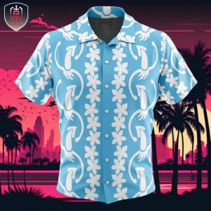 Dancing Squid Aloha Splatoon Beach Wear Aloha Style For Men And Women Button Up Hawaiian Shirt
