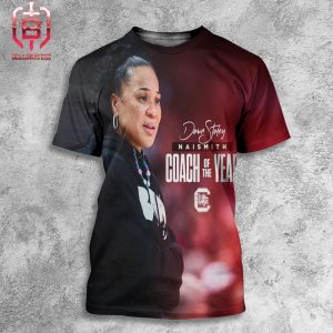 Dawn Staley South Carolina Gamecocks Is The 2024 Coach Of The Year Naismith Trophy Winner All Over Print Shirt