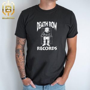 Death Row Records White Logo On Black Unisex T-Shirt