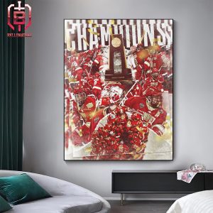 Denver Pioneers Is The 2024 DI Men’s Ice Hockey National Champions For The 10th time In Program History After Defeating Boston College Home Decor Poster Canvas